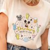 Disney Mickey Drinking Around The World Epcot Food And Wine Shirt