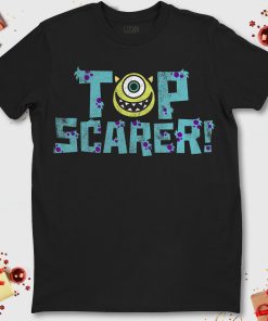 Disney Monsters Inc Mike Wazowski Top Scarer T-Shirt Gift For Kids