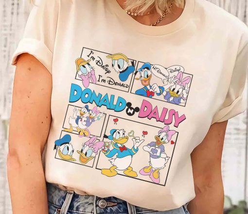 Disney Vacation 2023 Donald Daisy Disneyworld Disneyland Family Shirt