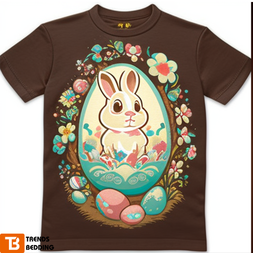Easter Egg Bunny Unisex Tee Shirt 2023