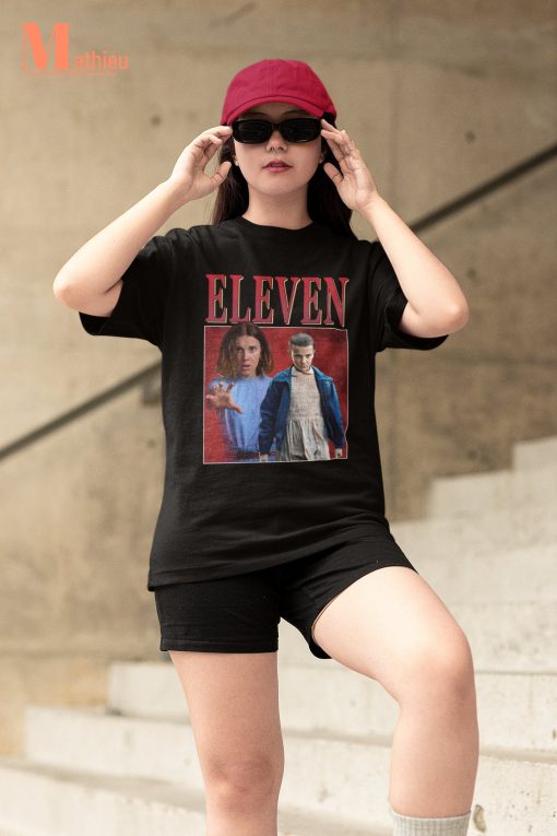 Eleven Homage Stranger Things Shirt
