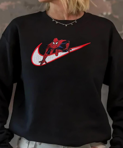 Embroidered Spider Man Matching Nike Sweatshirt