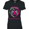 Everyday I Miss My Sister Cute Pink Breast Cancer Awareness Shirt