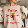 Feliz San Valentine Mexican Fiesta Hot Pepper Valentines Day Sweatshirt