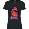 Fight Breast Cancer Awareness African American Shirt
