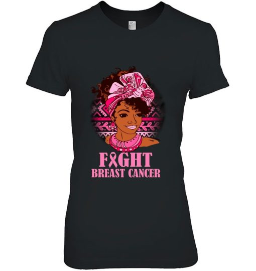 Fight Breast Cancer Awareness African American Shirt