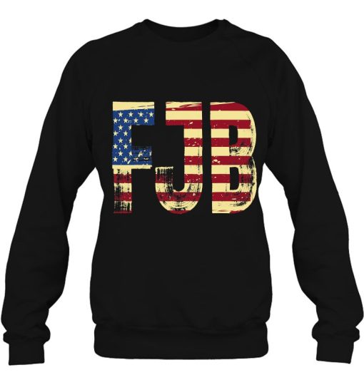 Fjb Pro America F Biden Buck Fiden Distressed American Flag Shirt