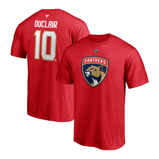 Florida Panthers #10 Anthony Duclair Name &amp Number T-shirt