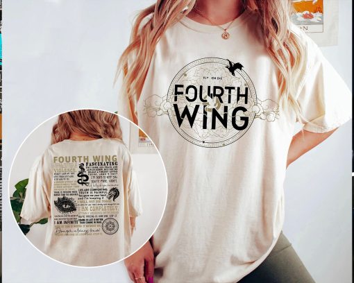 Fourth Wing Shirt Rebecca Yoros