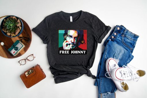 Free Johnny Depp T Shirt