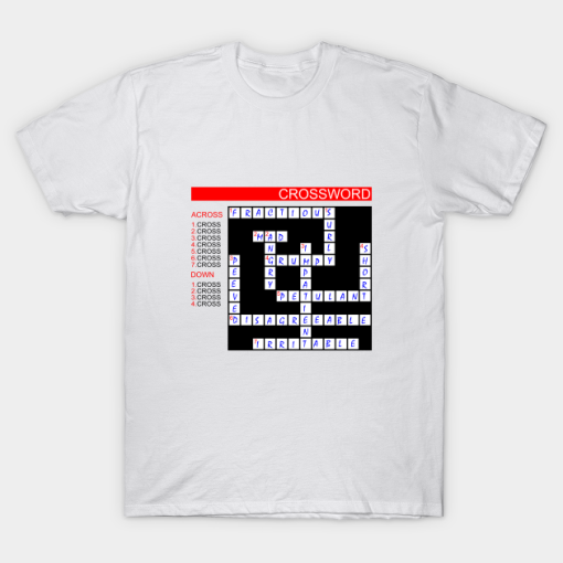 Funny Demolish Crossword T-Shirt