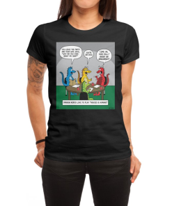 Funny Dragon Nerds Playing Houses &amp Humans T-shirt