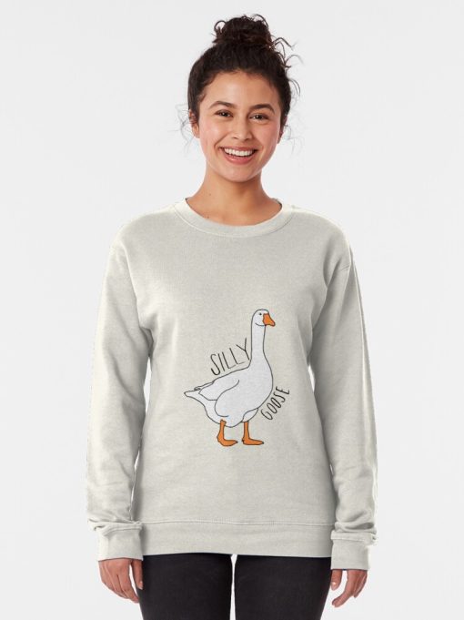 Funny Duck Silly Goose Crewneck Sweatshirt