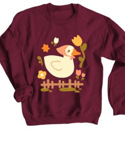 Funny Silly Goose Unisex Crewneck Sweatshirt Gift For Her