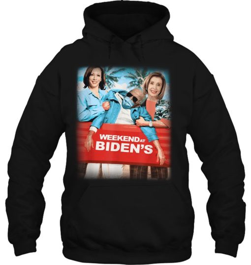 Funny Weekend At Biden’s Anti Biden Democrats Sarcastic Gift Pullover Hoodie