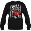 Georgia Bulldogs American Flag Uga Sweatshirt