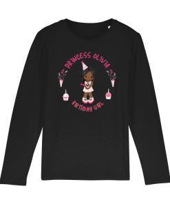 Girl Birthday Long Sleeve T-shirt Cute Gift