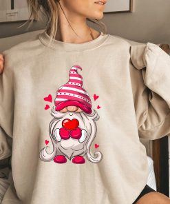Gnome Valentines Day Shirts Gift For Woman