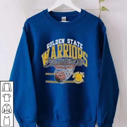 Golden State Warriors Shirt Vintage Crewneck Sweatshirt