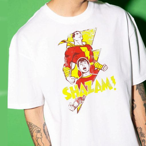 Graphic Shazam T Shirt For Real Fans