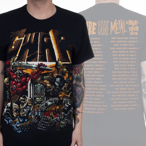 Gwar The Blood Of Gods Album Art 2018 Tour T-Shirt