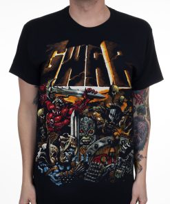 Gwar The Blood Of Gods Album Art 2018 Tour T-Shirt