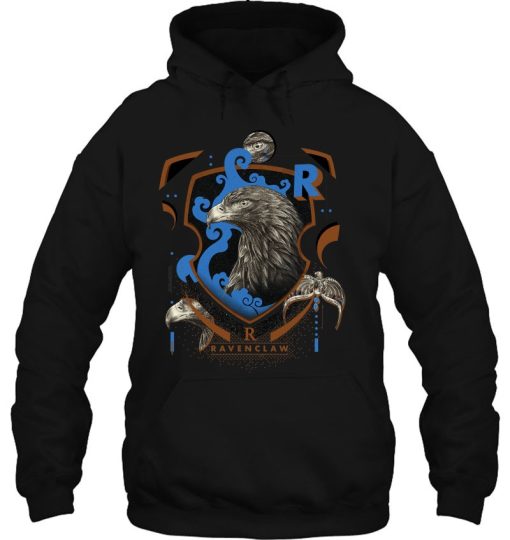 Harry Potter Ravenclaw Hoodie Magicial Mischief Level Up Crest