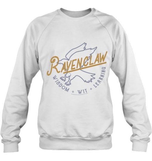 Harry Potter Ravenclaw Wisdom Wit Learning Logo Pullover Sweatshirt