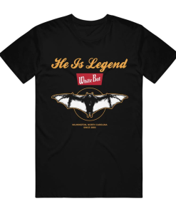 He Is Legend White Bat T-Shirt