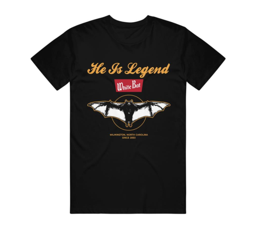 He Is Legend White Bat T-Shirt