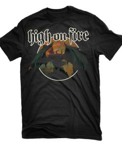 High on Fire Blessed Black Wings T-Shirt