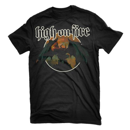 High on Fire Blessed Black Wings T-Shirt
