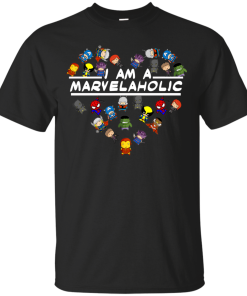 I Am A Marvelaholic Shirt, Hoodie, Tank