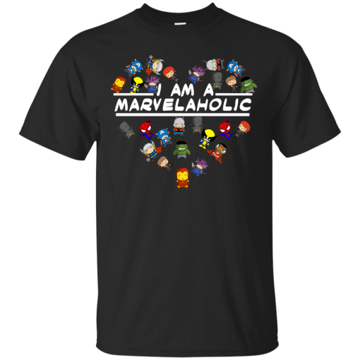 I Am A Marvelaholic Shirt, Hoodie, Tank