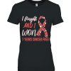 I Fought And Won 7 Years Cancer Free Breast Ribbon Shirts