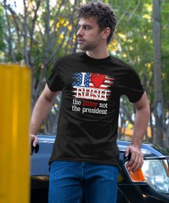 I Love Bush The Pussy Not President US Flag T Shirt I Love Bush The Pussy Not President US Flag T Shirt