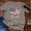 I Love Bush The Pussy Not President US Flag Unisex T-Shirt
