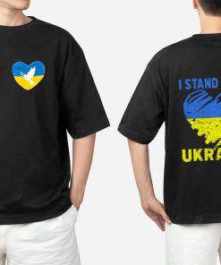 I Stand With Ukraine 2 Sided Shirt