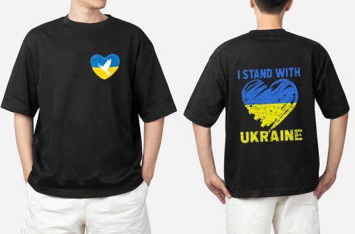 I Stand With Ukraine 2 Sided Shirt