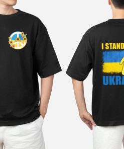 I Stand With Ukraine No War 2 Sided Shirt