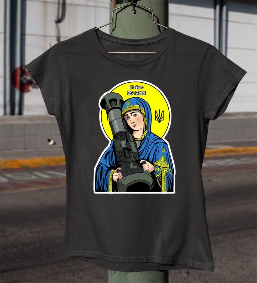 I Stand With Ukraine Saint Javelin The Protector Of Shirt