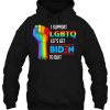 I Support Lgbtq Let’s Get Biden To Quit Shirt