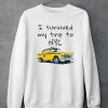 I Survived My Trip To NYC T-Shirt New York Yellow Spider Taxi