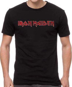 Iron Maiden Distressed Logo T-Shirt