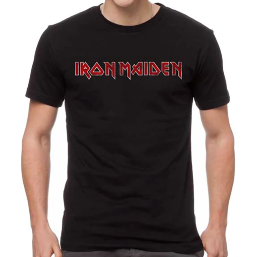 Iron Maiden Distressed Logo T-Shirt