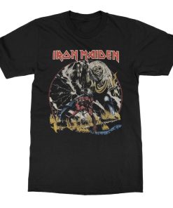 Iron Maiden Number Of The Beast World Tour T-Shirt Iron Maiden Number Of The Beast World Tour T-Shirt