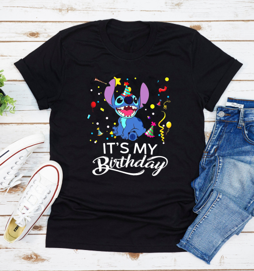 It’s My Birthday Stitch Sweatshirt Cute Gift For Her