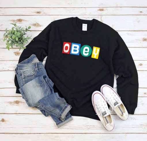 J-Hope OBEY Big Shot Sweatshirt For Mens