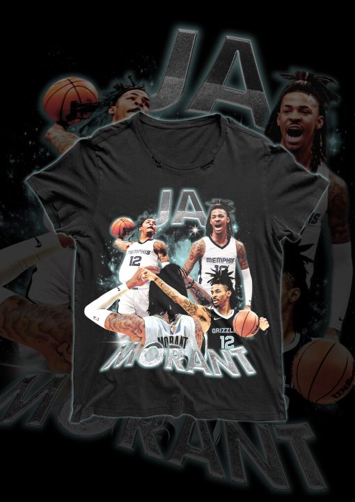 Ja Morant Classic Bootleg Vintage NBA T Shirt