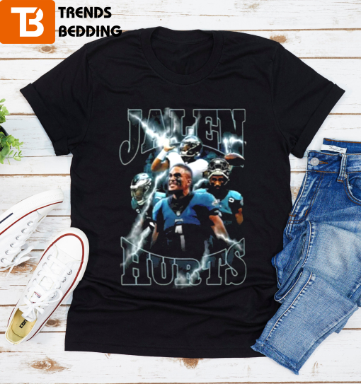 Jalen Hurts 90s Style Football T-Shirt